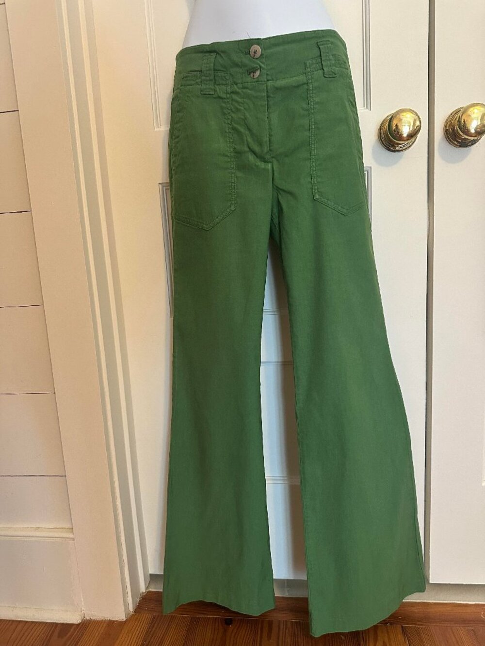 Anthropologie The Naomi Wide Leg Flare Pants by Maeve Size 0 (zero)